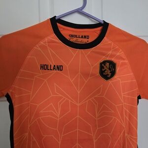 Holland Kids Orange Soccer Jersey -